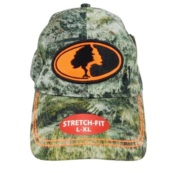 Mossy Oak Stretch Fit Camouflage Baseball Hat Size L-XL - Picture 1 of 7